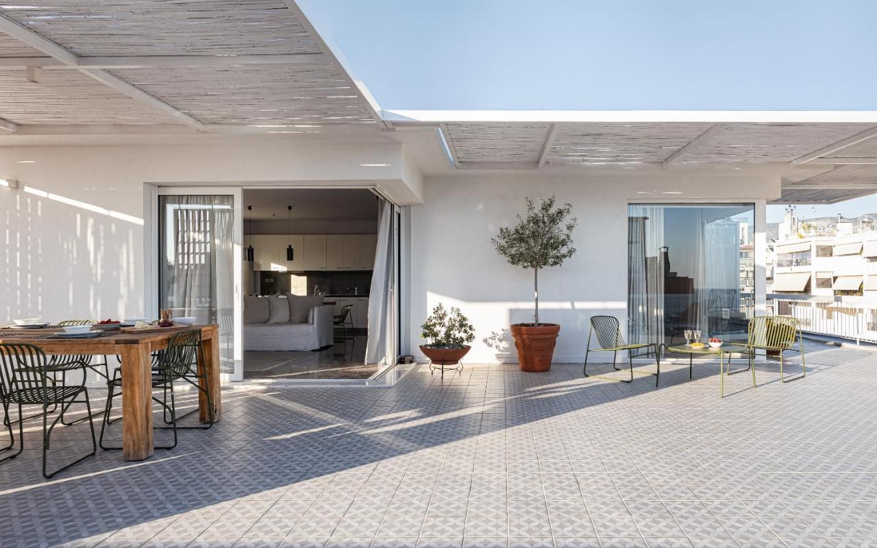 Sea View Beach Penthouse - Athens Coast Eksteriør billede