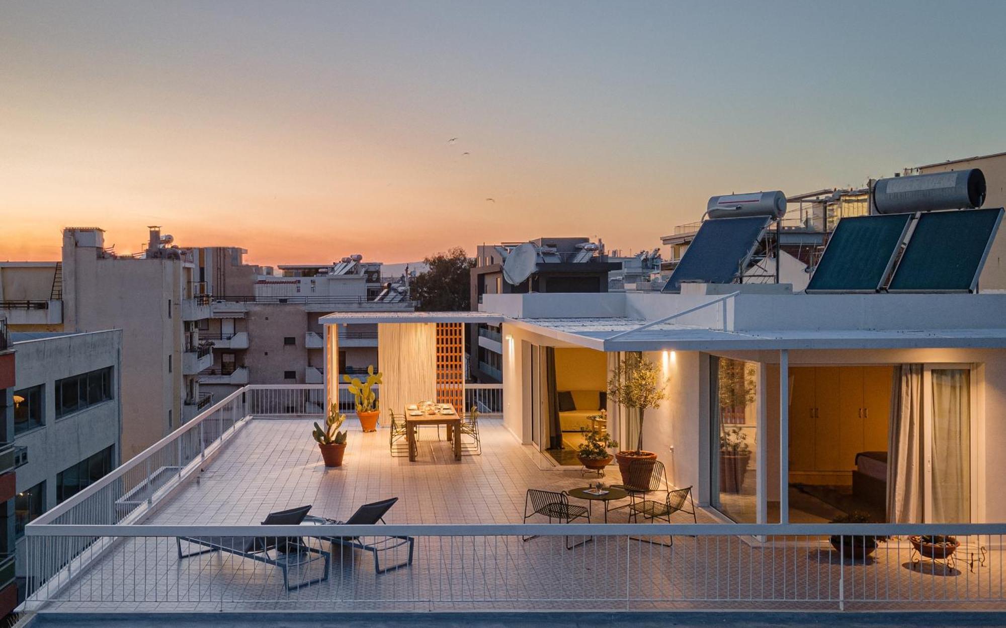 Sea View Beach Penthouse - Athens Coast Eksteriør billede